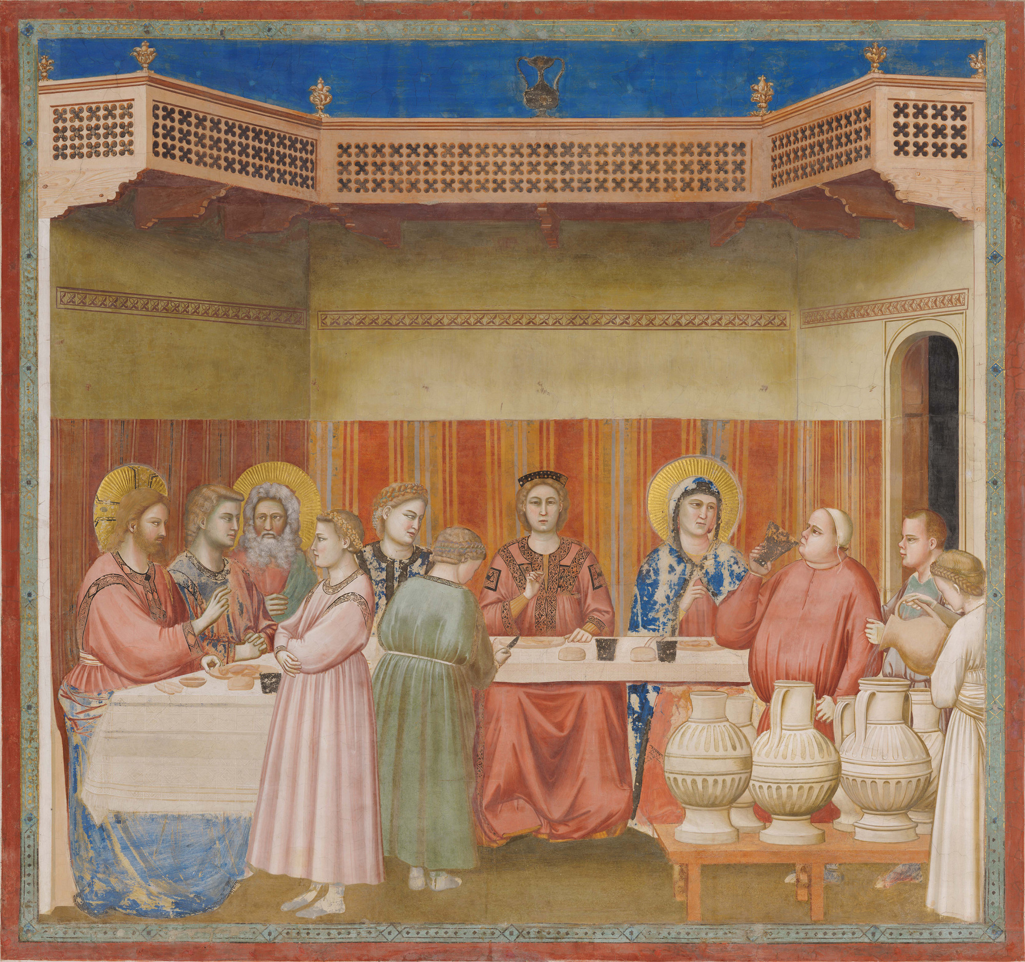 Le nozze di Cana | Giotto