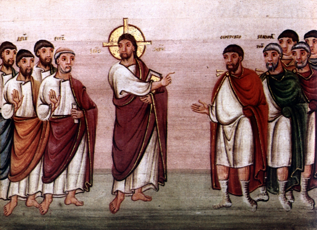 Cristo e il Centurione | Codex Egberti