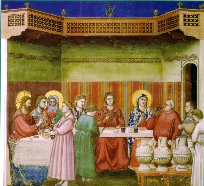 Le Nozze di Cana - Giotto